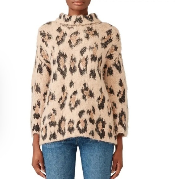 ✨Kate Spade Leopard Chunky Sweater✨ - Picture 2 of 6